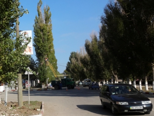 В Армянске появились светодиодные фонари